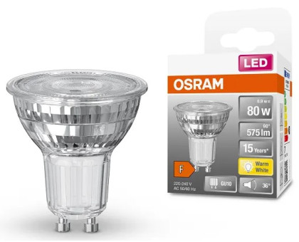 LED Лампа OSRAM PAR16 80 36 6,9W/827 230V GU10 4058075112605
