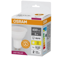 LED Лампа OSRAM PAR16 75 6W/830 480Lm 230V GU10 4058075689626