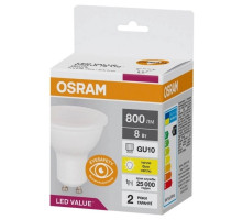LED Лампа OSRAM PAR16 75 8W/830 800Lm 230V GU10 4058075689909