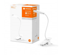Настільна лампа LEDVANCE 5W 4000K PANAN CLIP SQUARE DIM USB WT 4х1 акумуляторна 4058075747883