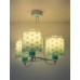 Дитяча люстра DALBER 41007H 3 Light Hanging Lamp Dots Green