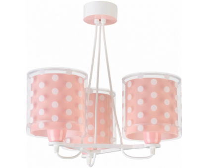 Дитяча люстра DALBER 41007S 3 Light Hanging Lamp Dots Coral