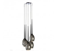 Люстра AZZARDO IZZA 5 AZ2939 SMOKY