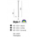 Люстра AZZARDO STYLO 1 BK AZ0116