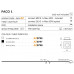 Точечный светильник AZZARDO PACO 1 AZ0795