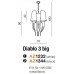 Люстра AZZARDO DIABLO 3 BIG AZ1232