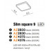 Точечный светильник AZZARDO SLIM 9 S IP44 AZ2830