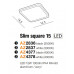 Точковий світильник AZZARDO SLIM 15 S IP44 4000K AZ4377