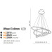 Люстра AZZARDO WHEEL 3 DIMM BK AZ2920