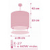 Дитяча люстра DALBER 62002S Colors Pink