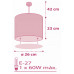 Дитяча люстра DALBER Sweet Dreams Pink 62012S