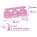 Дитяча люстра DALBER 63233NS Pink Moon