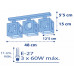 Дитяча люстра DALBER 63233NT Blue Moon