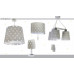 Детская настольная лампа DALBER 81211E Stars Grey