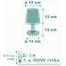 Детская настольная лампа DALBER 81211H Stars Green