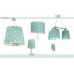 Дитяча люстра DALBER 81212H Stars Green