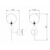 Бра FREYA MADDISON FR5115WL-01BZ, VM5115WL-01BZ, VASMAR