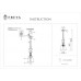 Люстра FREYA DRIANA FR2405-PL-01-BZ, VM2405-PL-01-BZ, VASMAR