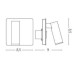 Бра IDEAL LUX LITE AP BIANCO 250106
