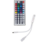 LED RGB контролер MINI для LED стрічки 6A, 5-24V + інфрачервоний пульт на 44 кнопки