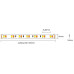 LED стрічка COLORS 140-2835-24V-IP33 17.1W 1710Lm 2700/6000K 5м (D8140SWW-24V-10mm)