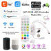 LED RGB-контролер 6A, 5-24V, Tuya WI-FI музичний Tuya Smart LED WI-FI