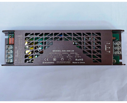 Блок живлення з плавним включенням та зміною яскравості LED стрічки 300Вт 24В IP20 LRS-300-24 (DS-300-24)