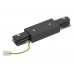 З'єднувач NOWODVORSKI 10226 PROFILE POWER STRAIGHT CONNECTOR BLACK CN