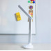 Настільна лампа ZUMA LINE LAMPA WHITE 1913-WH біла, з акумулятором
