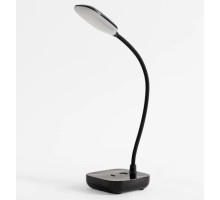 Настільна лампа ZUMA LINE LAMPA BLACK 1961-BK чорна, з акумулятором