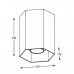 Точковий світильник ZUMA LINE POLYGON CL 20067-AL