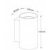 Бра ZUMA LINE SANDY WL ROUND WALL 92695