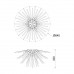 Люстра ZUMA LINE URCHIN C0491-06B-F7DY