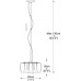Люстра ZUMA LINE CRYSTAL P0076-03E-F4FZ