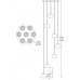 Люстра ZUMA LINE CRYSTAL P0076-07M-B5FZ