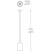 Люстра ZUMA LINE PIOLI P0369-01A-F4GR