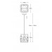 Люстра ZUMA LINE CAROLINE P0541-01B-SDAC