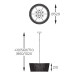 Люстра ZUMA LINE BACH P0547-06H-F9AC