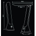 Настільна лампа ZUMA LINE LAMPA BLACK SM-612-BL чорна
