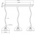 Люстра ZUMA LINE ANTENNE TS-120404P-BKGO